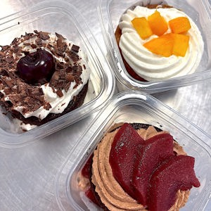 Black Forest Sourdough Mini Cake