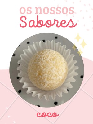 Brigadeiro de coco de Brigadeirice Barreiro, Barreiro, Setúbal