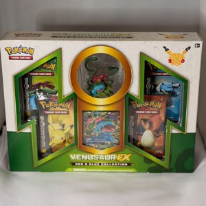 Venusaur EX Red & Blue Collection sealed box