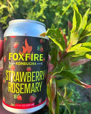 Strawberry Rosemary kombucha