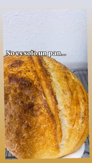 Hogaza rústica de masa madre