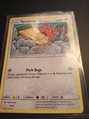 Spearow Pokémon Card 13/30