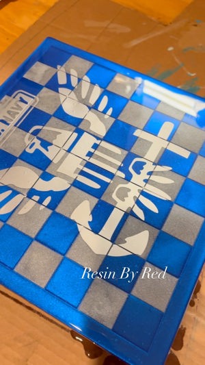 Custom chessboard with pieces