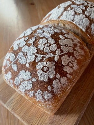 Flour flower sandwich loaf