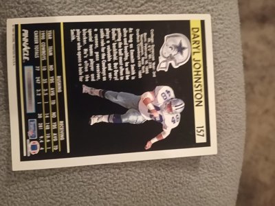 Daryl Johnston Football Card