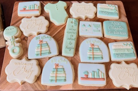 Custom baby shower cookie set de Boo's Bakery MN, Cottage Grove, MN