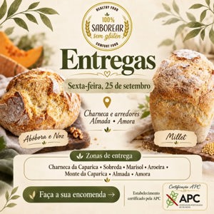 Pão de millet, de Saborear Sem Glúten, Fernão Ferro