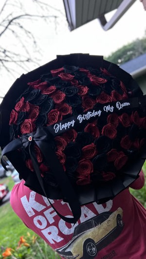 100 red rose bouquet