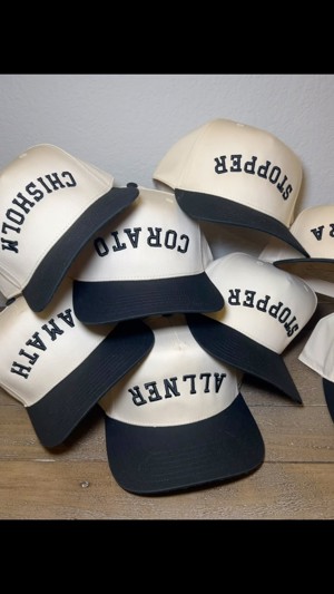 Custom embroidered hats