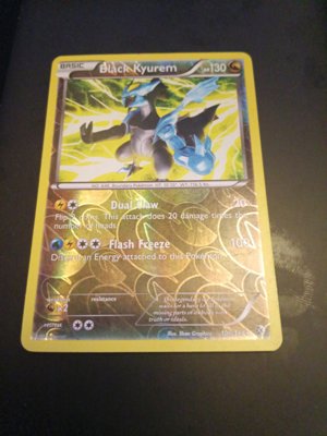 Black Kyurem Pokémon Card