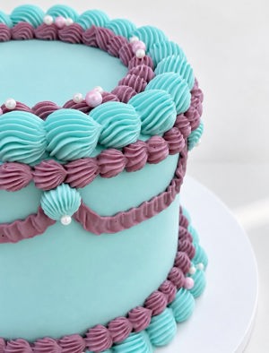 Bolo vintage em buttercream