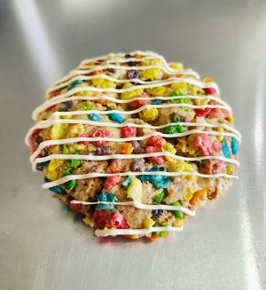 Fruity Pebbles chunky cookie
