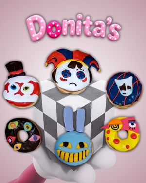 Custom decorated donuts