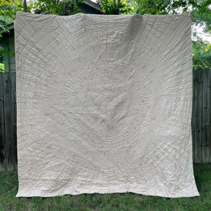 E + K wedding quilt, 106"