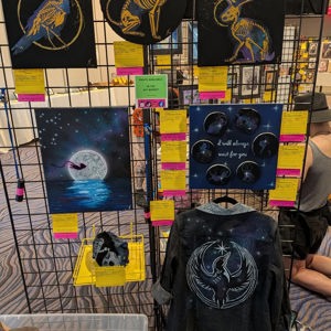 Original convention art show pieces
