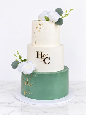 Bolo de casamento de andares