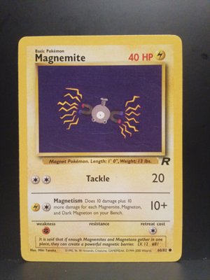 Magnemite Pokémon Card Base Set