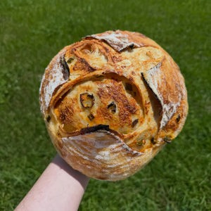 Jalapeño cheddar sourdough