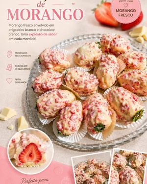 Morango cravejado, de Angel's Cake, Almada