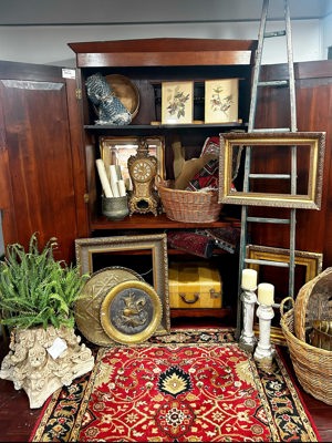 Walnut armoire