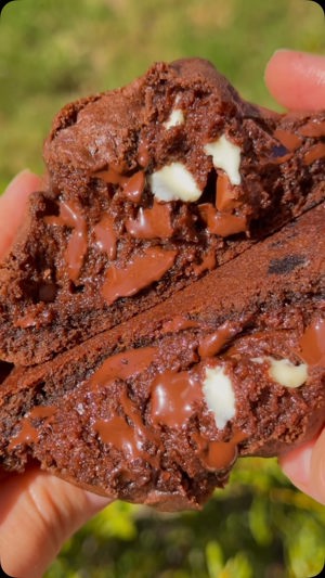 Triple chocolate loaded cookie