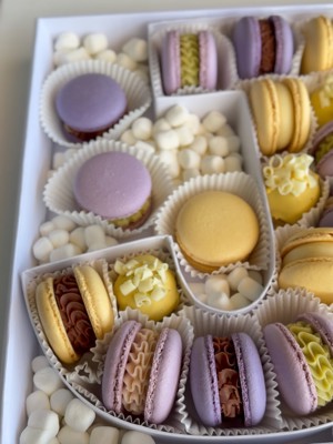 Mini macarons by Take My Macaron Bakery, Austin TX