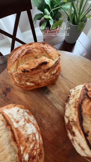 "All White" sourdough loaf