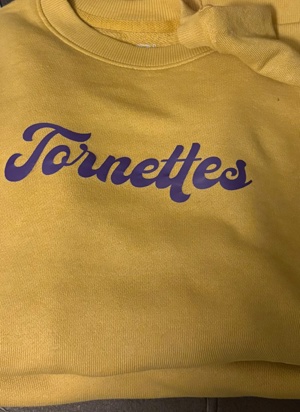 Tornettes School Dance Yellow Crewneck Sweatshirt