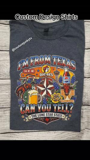 Texas pride graphic shirt