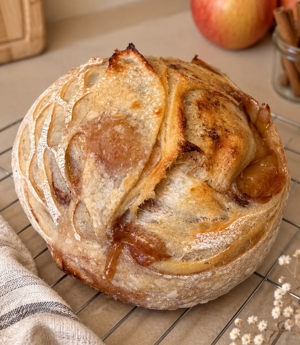 Apple Pie Sourdough Loaf
