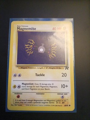 Magnemite Pokémon Card Base Set