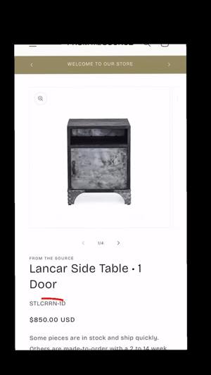 Recycled metal oil drum side tables (pair)