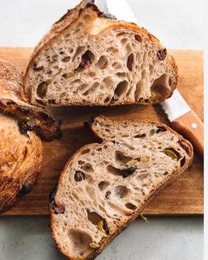 Kalamata olive Parmesan loaf by MN Rustic Crust Bread Co, Blaine, MN