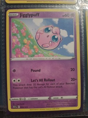Jigglypuff Pokémon Card 004/015