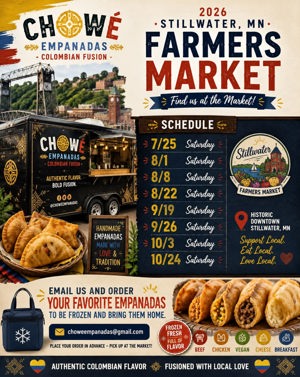 Frozen empanadas for pickup