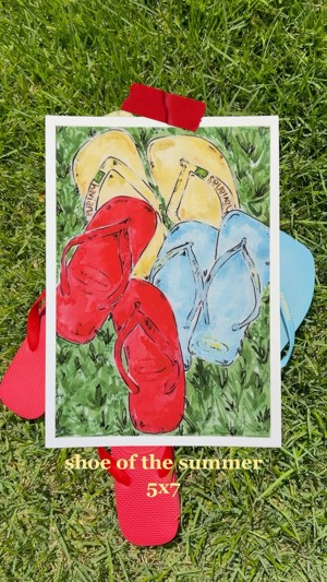 "Painting What I See" print