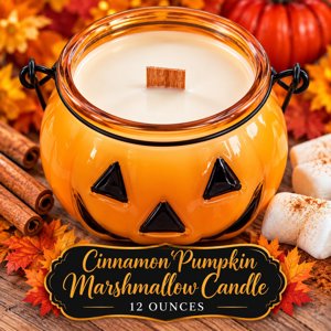 Halloween Pumpkin Jack-O-Lantern Candles