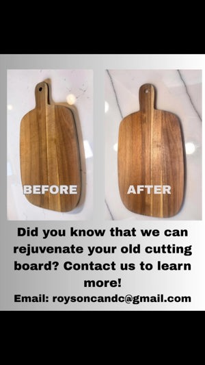 Refurbished cutting board de Roy'son Creations and Collectibles