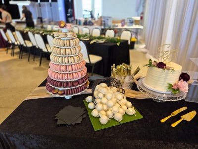 Custom macaron tower