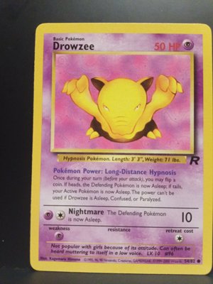 Drowzee Pokémon Card Base Set