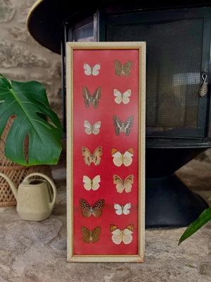 Crewel embroidery pieces