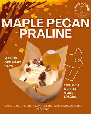 Maple Pecan cupcake