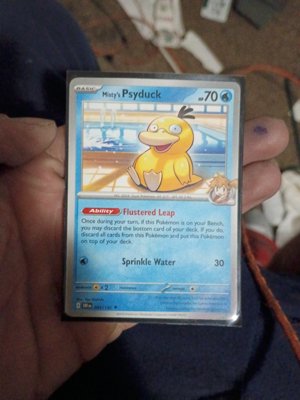 Misty's Psyduck Pokémon Card