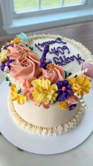 Custom carrot cake