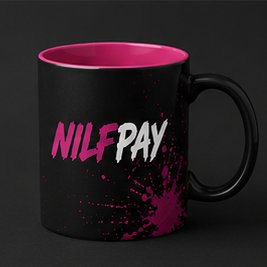 NILFPAY Black Coffee Mug