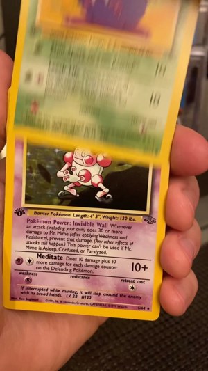 1st Edition Jungle Mr. Mime de Booster Depot