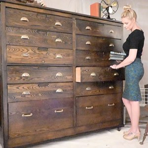 Vintage apothecary cabinet