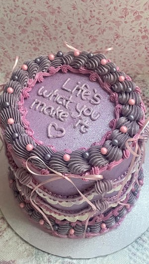 Hannah Montana themed cake