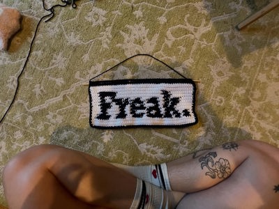 Word tapestry de Chip's Wips, Philadelphia, PA