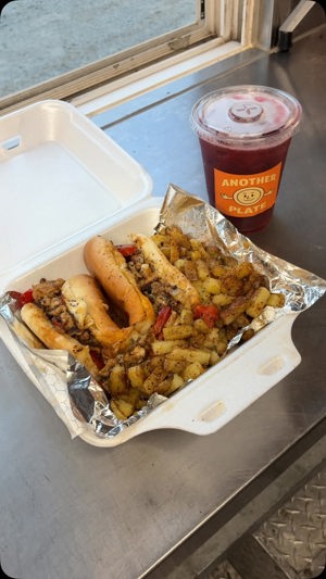 Jerk Chicken with Potatoes plate